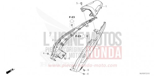 REAR COWL CB500XAR de 2024